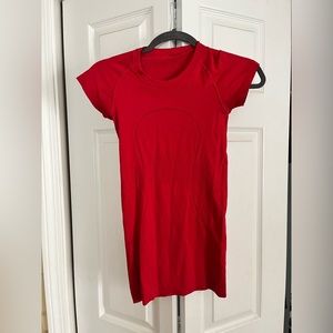 Lululemon Short Sleeve Red